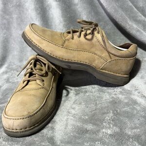 Rockport Shoes World Tour Classic Sneakers Beige Leather Size 13